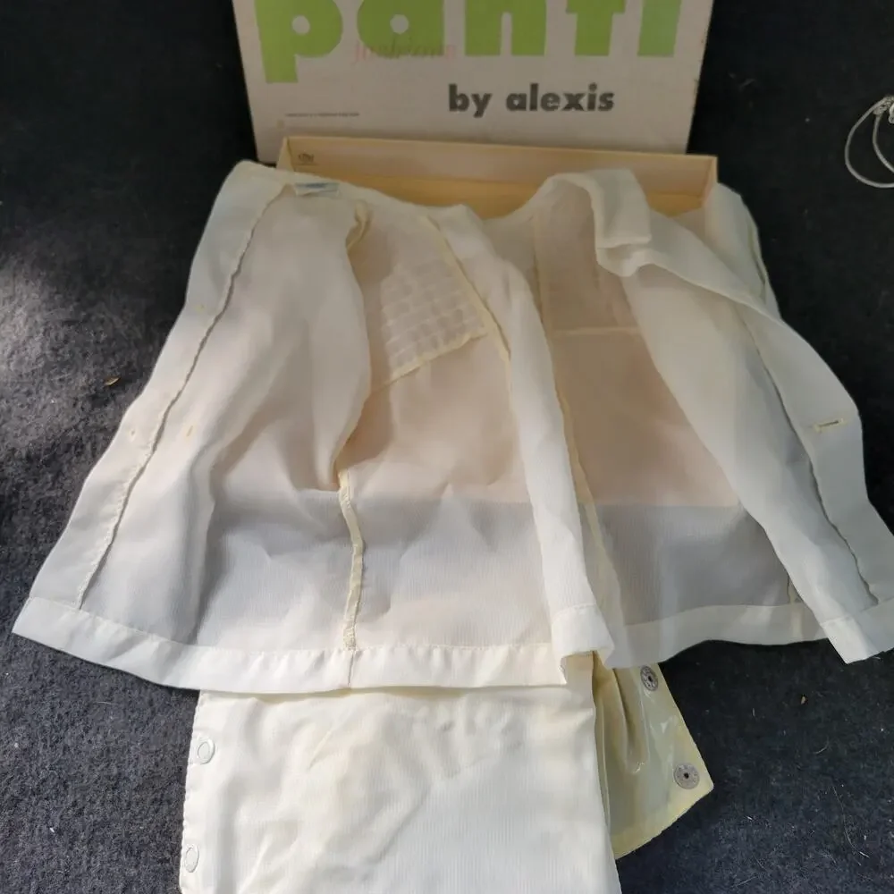 Vintage 1970s‎ Infant Boy's  Two-Piece Diaper Cover Shorts Handi Pandy Box🧷